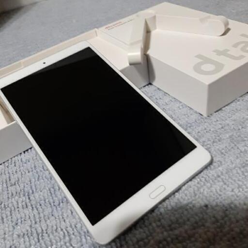 3日まで取り置き中早い者勝ち新古品docomoタブレットd-01J