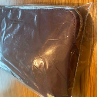 【新品・未開梱】マレーシア航空ビジネスクラスのレザーポーチの画像