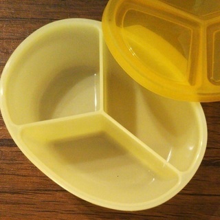 エジソン◆コンテナ　イエロー　小分け　離乳食◆ベビーコンテナ◆タッパー
