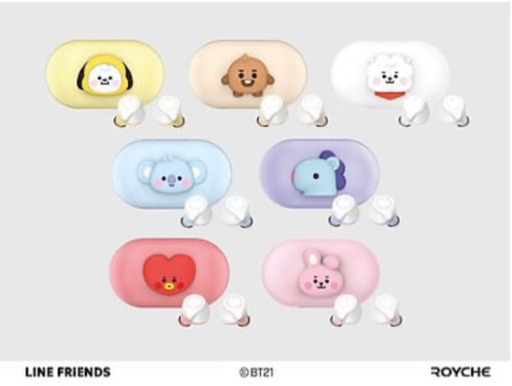 BT21 Bluetooth イヤホン 正規品(COOKY)