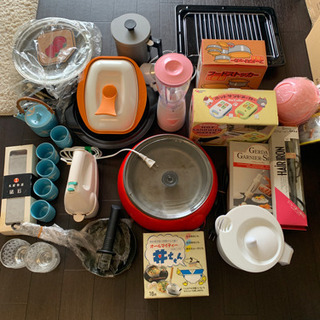 家電、調理器具、食器類等