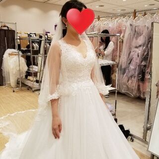 インポート　ウェディングドレス　75,000円の画像