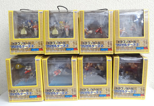 未開封品★フィギュア ドラゴンボール つながるケース2 ジオラマ 天下一武道会編 全8種セット　孫悟空 VS クリリン 他 ブルマ ランチ バンプレスト  ☆ PayPay(ペイペイ)決済可能 ☆ 札幌市 豊平区 平岸 アウトレットモノハウス
