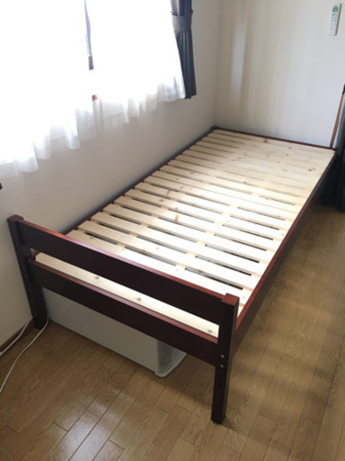 シングルベット　すのこ　高さ調節可能