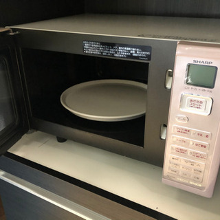 SHARP オーブンレンジ 中古 RE-S15A ターンテーブル式の画像