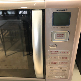 SHARP オーブンレンジ 中古 RE-S15A ターンテーブル式の画像
