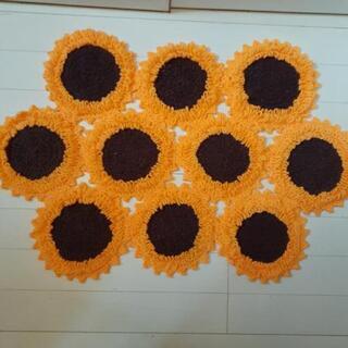 可愛い🌻ひまわりマット【handmade】