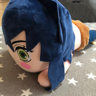 新品未使用✨鬼滅の刃 寝そべりぬいぐるみ✨嘴平伊之助の画像