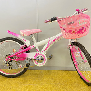 美品　ピンクで女の子らしい子供用自転車