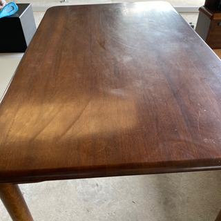 ダイニングテーブル　焦げ茶　値下げしましたの画像