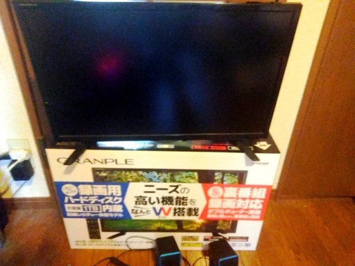 24V　ハードディスク内蔵　裏番組録画対応
