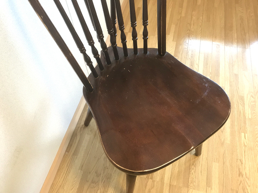秋田木工 ◆ アキモク WINDSOR Chair ナラ材 500C◆ ウィンザーチェア 木製椅子 アンティーク ダイニング 天然杢 AKITAMOKKO 北欧デザイン