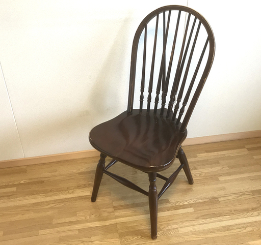 秋田木工 ◆ アキモク WINDSOR Chair ナラ材 500C◆ ウィンザーチェア 木製椅子 アンティーク ダイニング 天然杢 AKITAMOKKO 北欧デザイン