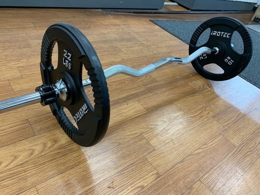 【IROTEC（アイロテック）】バーベル＆アイアンプレート×2セットあります！！