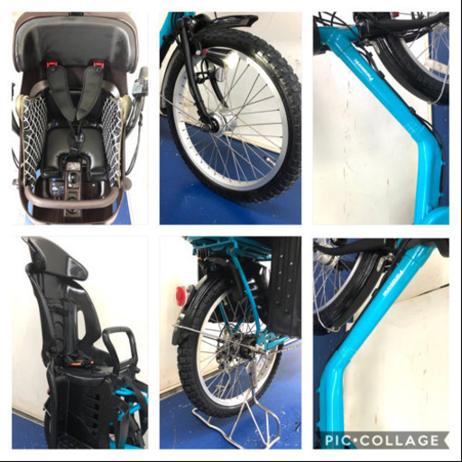 パナソニック　ギュットミニDX 20インチ 3人乗り　8.9ah 水色　電動自転車　電動アシスト