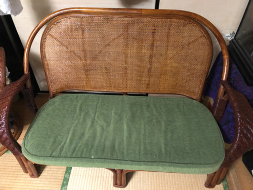 ☆木製　2人掛け　椅子☆