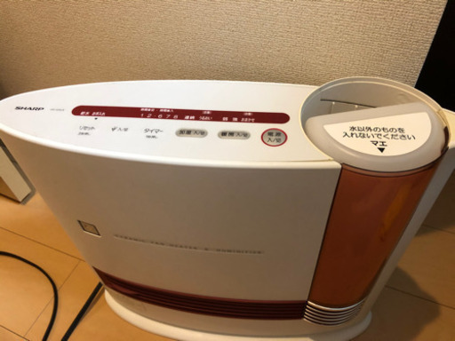 シャープ　加湿セラミックファンヒーター