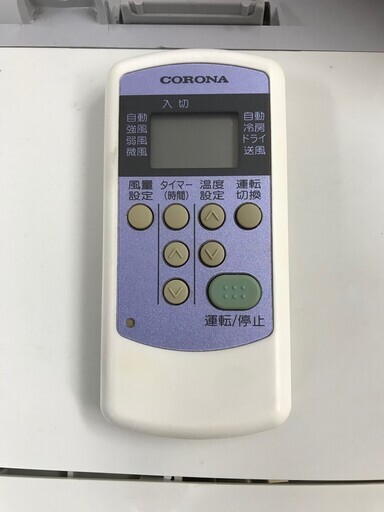 美品！！　窓用エアコン　６畳相当　マイナスイオン搭載　２５，０００円（税別）