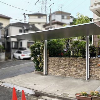LIXILのオシャレなカーポートSC取付工事 　【神奈川県　横浜市　リフォーム　エクステリア】 - 横浜市