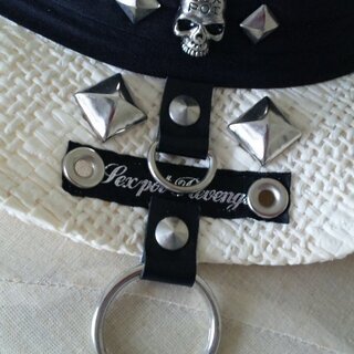 SEX POT ReVeNGe ◆ SID RING CHARM サマーハット ◆ ストローハット ペーパーハット の画像