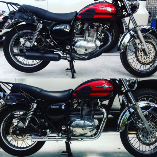 エストレヤRS 2001年 250cc カワサキ 赤黒　自賠付き　バイク