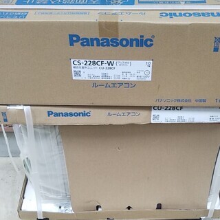 未使用 Panasonic パナソニック エオリア CS-228CF-W CU-228CF ルーム エアコン 家電 楽直 Y3731870 中古美品 Panasonic パナソニック 2018年製 エオリア CS-228CF-W 2.2kw