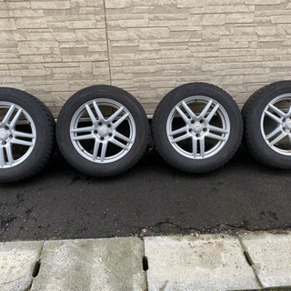 中古　スタッドレス　タイヤ　ホイールセット　エスティマ　50 値下