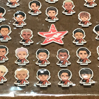 値下げ　EXILEグッズ　居酒屋えぐざえるのメンバーシールの画像