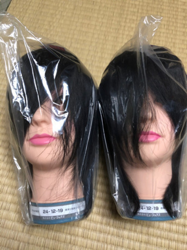 美容師国家試験 本番用カットウィッグ 2体