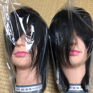 美容師国家試験 本番用カットウィッグ 2体