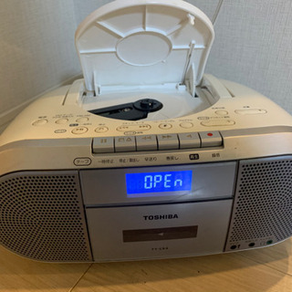 【決まりました】TOSHIBA CD ラジカセ AM/FM 東芝...