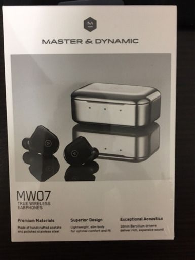 MASTER&DYNAMIC MW07 ブラック！！