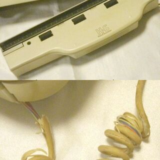 中古 ファクシミリ電話機 NEC speax32CL 子機、感熱紙なし ホワイトの画像