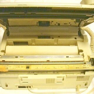 中古 ファクシミリ電話機 NEC speax32CL 子機、感熱紙なし ホワイトの画像