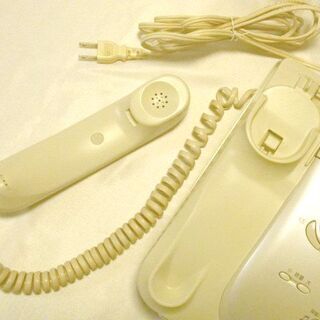 中古 ファクシミリ電話機 NEC speax32CL 子機、感熱紙なし ホワイトの画像