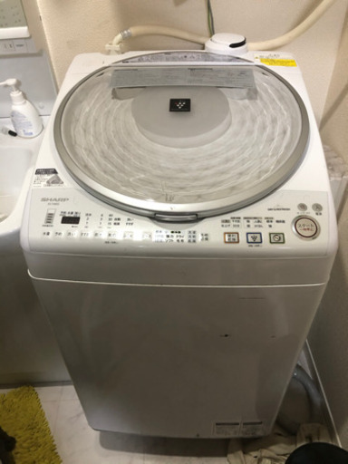 【急募】SHARP 乾燥付洗濯機　87L