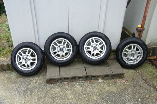 軽トラ用アルミ＆タイヤセット　145R12