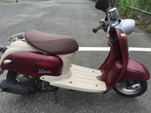 売約済みヤマハ ビーノ 2スト ワインレッド 普通に乗れる 福岡市
