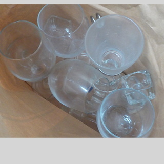 ガラス製品　キャンドルスタンド、金魚鉢などの画像