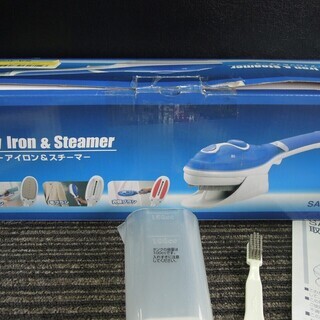 Tenswall スチームアイロン・ツインバード ハンディーアイロン＆スチーマー  SA-4084BL 2点【Ａ07A01】の画像