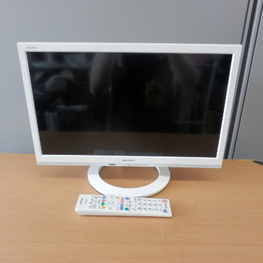 液晶テレビ 19V 2015年製 シャープ LC-19K30 AQUOS アクオス 白 SHARP TV テレビ 19型 ホワイト ペイペイ対応 札幌市西区西野