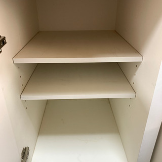 キッチン棚 収納棚 白 の画像