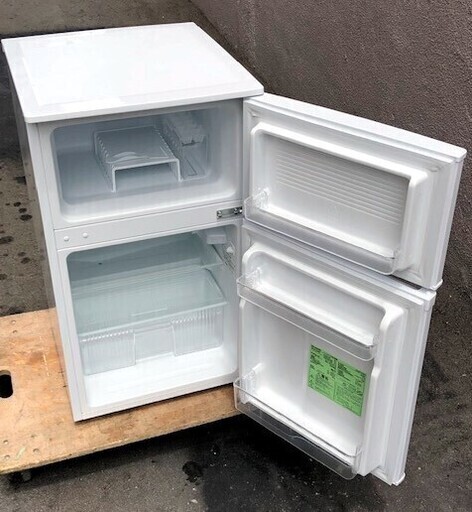⑨-M【6ヶ月保証付・税込み】未使用品 アイリスオーヤマ 90L 冷蔵庫 KRSD-YD9A  2020年製【PayPay使えます】
