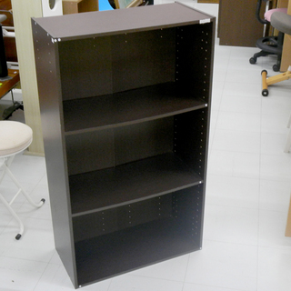カラーボックス 幅61×奥行30×高さ107.5㎝ 木製 ダーク...