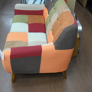二人掛け パッチワークソファ PIERROTⅡ SOFA【モノ市場安城店】125