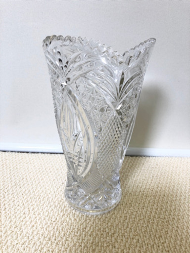 クリスタル花器