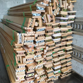 ☆栃木県宇都宮市より☆木製ベッドフレーム DIY用の素材としてい...