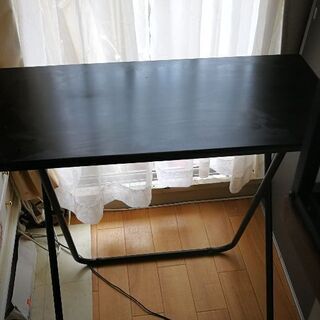 ＊折りたたみテーブル＊ダークブラウン＊デスク？コーヒーテーブル？の画像