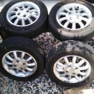 　最終値下げです。スズキラパン純正ホイール４本セットの画像