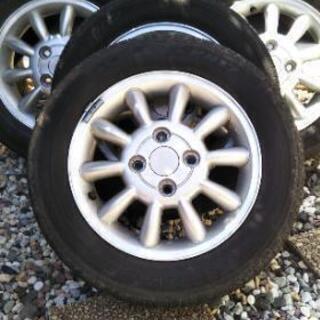 　最終値下げです。スズキラパン純正ホイール４本セット